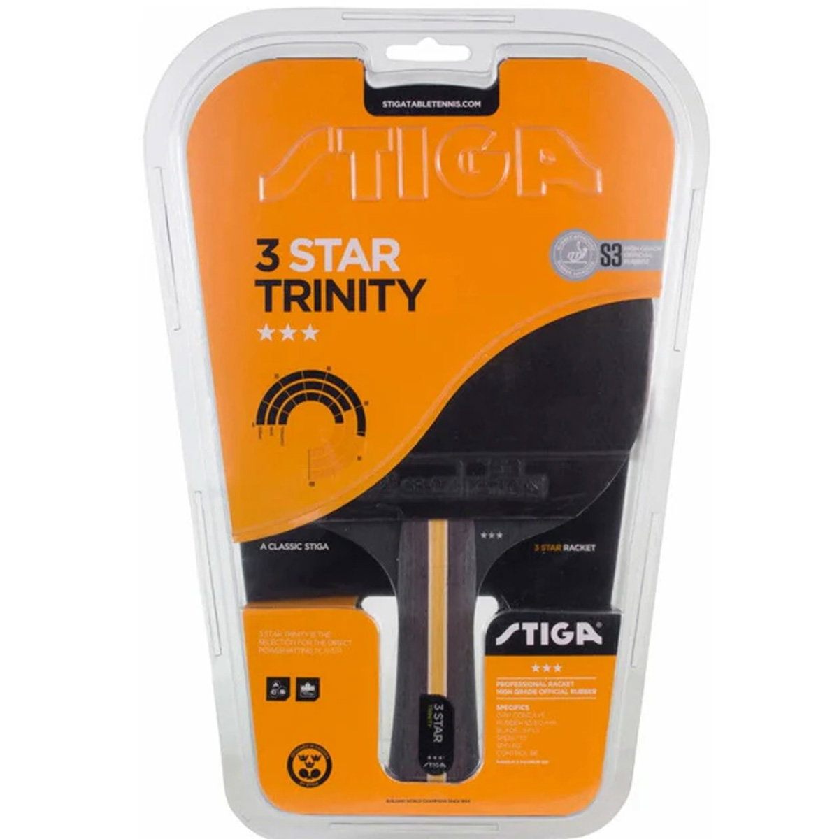 Stiga Trinity — 3-stjernet bordtennisbat