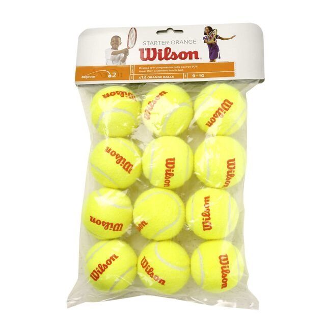 Wilson Starter Orange — Stage 2 (12 stk.) tennisbolde