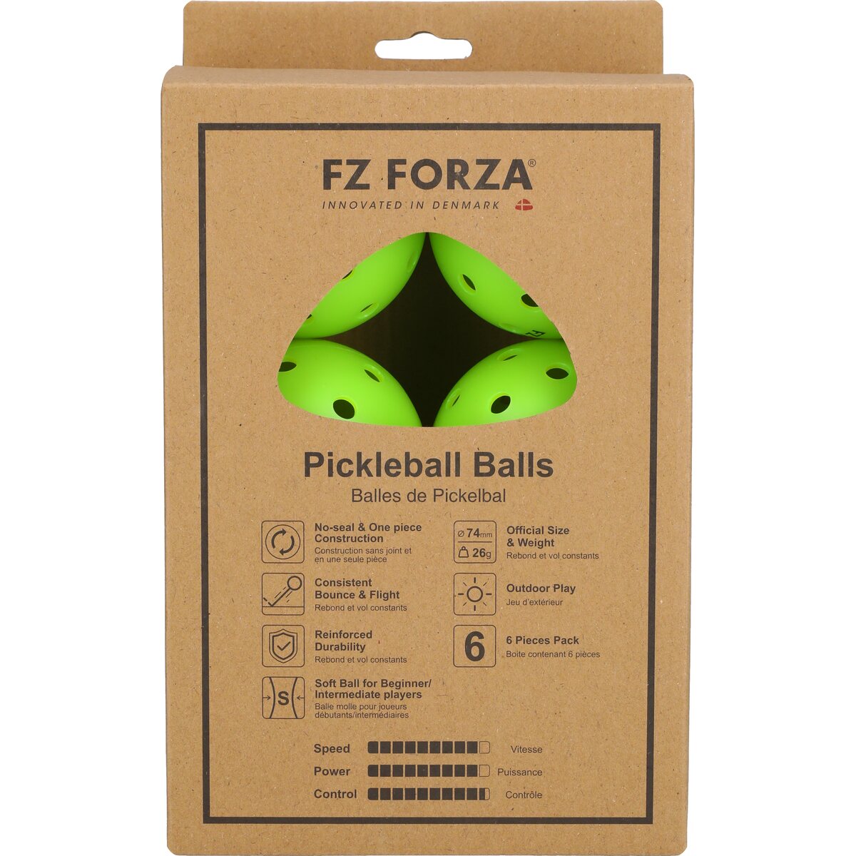 FZ Forza 40S (6 stk.) pickleballbat